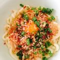 ＠ERiNA's cooksnap of when they made 簡単✨夏のランチに！玉子かけ納豆うどん♡.