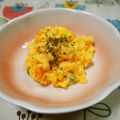 ジョンリークッカー's cooksnap of when they made 電子レンジDE簡単☆彩り綺麗な炒り卵.