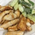 桃的美しき日々's cooksnap of when they made ズッキーニとささみの旨味揚げ.