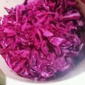 クックBKOS81☆'s cooksnap of when they made 色鮮やか☆紫キャベツの酢の物♪.