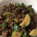 しぃ1980☆'s cooksnap of when they made 茄子とズッキーニのピリ辛肉味噌炒め.