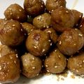 なぎさむ's cooksnap of when they made 肉団子のごま照り焼き.