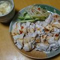 クックQ5AF0U☆'s cooksnap of when they made しっとり茹で鶏のピリ辛ソースかけ.