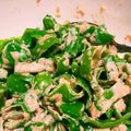 kackie's cooksnap of when they made ピーマン大量消費！つまみに明太子炒め♪.