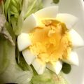 YICM's cooksnap of when they made ゆで卵　ぎざぎざ飾り切り.