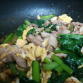 ごちちった's cooksnap of when they made ご飯と相性抜群♬豚肉と小松菜炒め.
