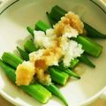 傘海月's cooksnap of when they made 食欲がでるオクラのみぞれがけ.