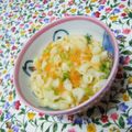 サオリ's cooksnap of when they made 離乳食・後期■コーンスープでマカロニ野菜.