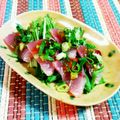 SP♪'s cooksnap of when they made 醤油麹わさびのお刺身.