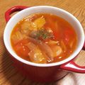 ぽめchan's cooksnap of when they made キャベツとキノコのミネストローネ風スープ.