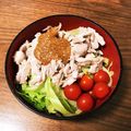 リトルマン's cooksnap of when they made 簡単！しゃぶしゃぶのタレで棒棒鶏サラダ♪.