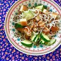 ふたごゆき's cooksnap of when they made 簡単☆さつま揚げと胡瓜の納豆あえ♪.