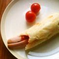 ももちゃんパンダ's cooksnap of when they made 朝食に★簡単♪魚肉ソーセージのブリトー♪.