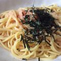 にゃん☆28's cooksnap of when they made 簡単パスタ☆やさしい感じの豆乳明太子.