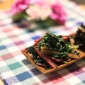 ぽっぽぺぺ's cooksnap of when they made ほうれん草のごまあえ過ぎ♡（黒Ver.）.