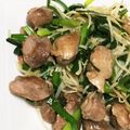 クックDYO7CT☆'s cooksnap of when they made 簡単！サッパリ。砂肝の味ぽん炒めっ.