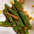 葉月●'s cooksnap of when they made 簡単　いんげんと人参の胡麻和え✿.
