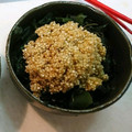 じりぃ☆'s cooksnap of when they made わかめとキヌアの和え物.