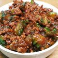 ururun60's cooksnap of when they made ゴーヤの肉味噌炒め.