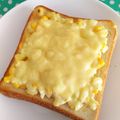 ♡ともりん's cooksnap of when they made 少し甘めの　玉葱・コーンマヨトースト.