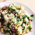 チャソ毛☆'s cooksnap of when they made 簡単サラミ炒飯.