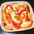 れもたす's cooksnap of when they made 簡単朝ごはん♪グラタン風エッグトースト.