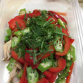 クック84B8H4☆'s cooksnap of when they made おくらとささみのさっぱり和え.