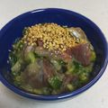 まりカン's cooksnap of when they made イナダの塩ユッケ.