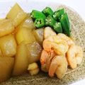 まるこりーに♪'s cooksnap of when they made 冬瓜と海老の煮物.