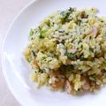 ぶどうなすび's cooksnap of when they made 液体塩こうじ使用！小松菜とベーコンの炒飯.