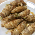 いちごばななしなもん's cooksnap of when they made 簡単おつまみ みょうがの豚バラ巻き.