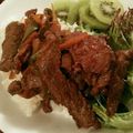 ☆美味しく食べよう☆'s cooksnap of when they made 牛肉とピーマンのピリ辛炒め.
