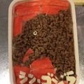 父です。's cooksnap of when they made 鶏そぼろ弁当☆たまには味噌で☆超簡単.
