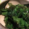 ひま☆まま's cooksnap of when they made つるむらさきの磯辺ナムル.