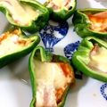slgirl's cooksnap of when they made ピーマンのピザ風おつまみ.