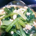キャラメグ♪'s cooksnap of when they made 小松菜と豆腐の炒め煮.