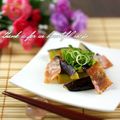 ramuneᐝiRo's cooksnap of when they made ✿茄子とベーコンのガーリックバター炒め✿.