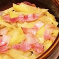 かすみそVXGBQ3's cooksnap of when they made レンジで☆白菜とじゃがいものベーコン蒸し.