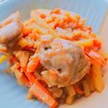 ma⚡'s cooksnap of when they made 簡単！鶏とじゃがいものマヨ炒め.