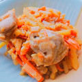 ma⚡'s cooksnap of when they made 簡単！鶏とじゃがいものマヨ炒め.