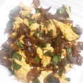ルンルン♪'s cooksnap of when they made 大葉と生きくらげの卵炒め.