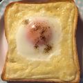 私Pink好き♡'s cooksnap of when they made ビスマルク風トースト.