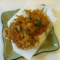 kkyou's cooksnap of when they made 茎ワカメとアミエビのかき揚げ.