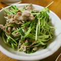 低カロ探検隊's cooksnap of when they made 豚肉と豆苗の塩胡椒炒め.
