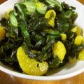低カロ探検隊's cooksnap of when they made きゅうり、わかめ、みかんの酢の物.