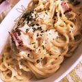 rooley's cooksnap of when they made 生クリーム不要☆豆乳でカルボナーラ.