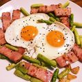 モケ缶's cooksnap of when they made アスパラベーコンエッグ.