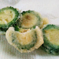 クックLEYWW6☆'s cooksnap of when they made 種とワタも一緒に栄養満点　ゴーヤの天ぷら.