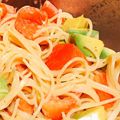 ★ちーた's cooksnap of when they made アボカドとトマトの冷製パスタ.