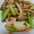 SoraｰRyu's cooksnap of when they made 簡単！アスパラのシーフード旨味炒め.